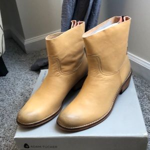 New Anthropologie by Adam Tucker Soft Leather Boots SZ 8.5
